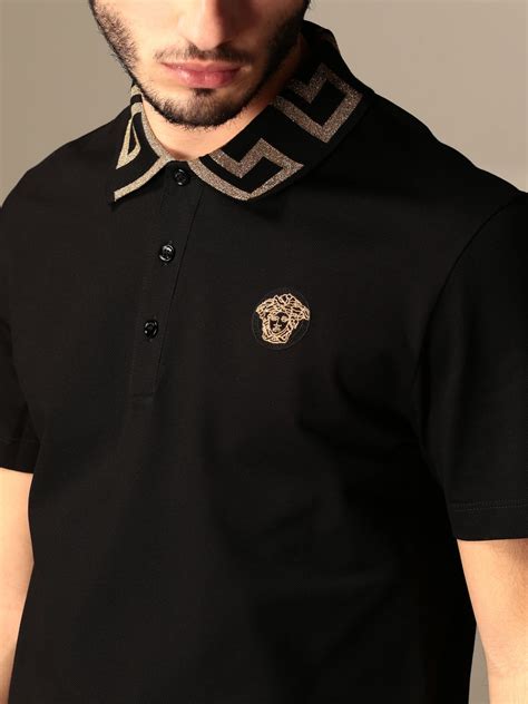 versace men's polo shirt